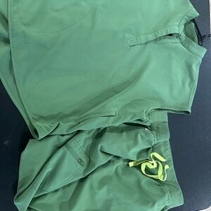 Green women’s scrub set